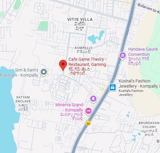 Cafe Game Theory (Affiliate) – Kompally, Hyderabad, India