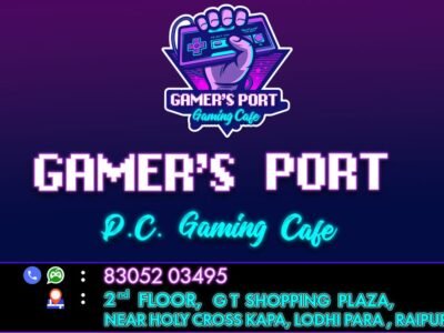 Gamers Port Gaming Cafe – Raipur, Chhattisgarh, India