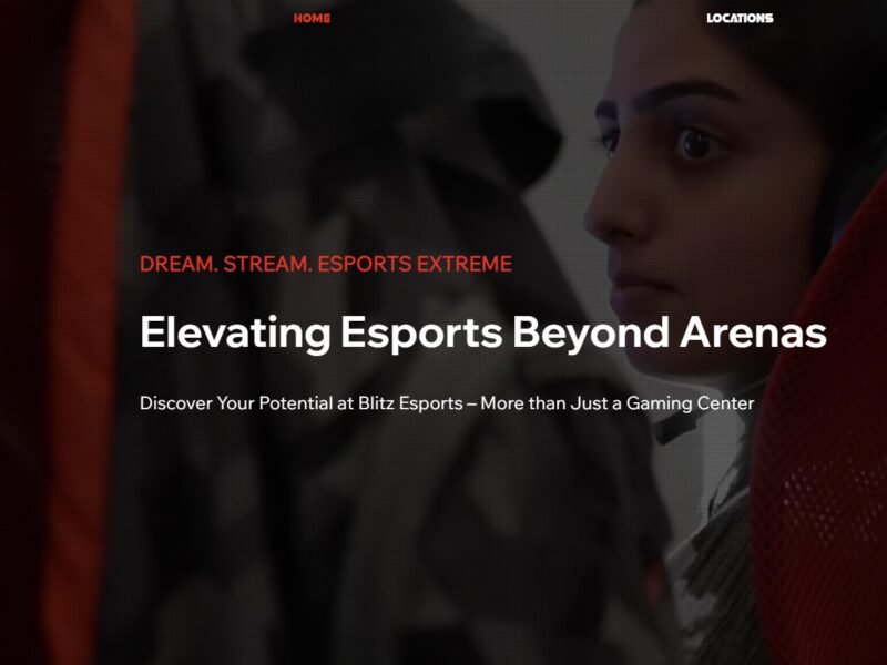 Blitz E-Sports 360 Hz Gaming Cafe – Bengaluru, Karnataka, India