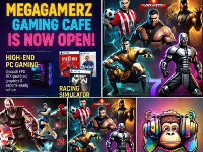 MegaGamerz Gaming Cafe – Bengaluru, Karnataka, India