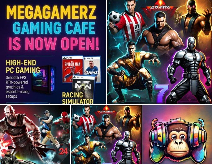 MegaGamerz Gaming Cafe – Bengaluru, Karnataka, India
